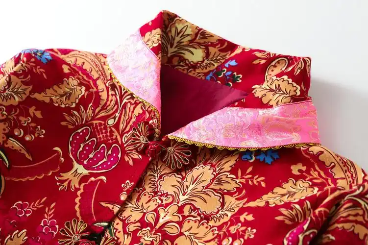 老人女七件套殡葬用品高档中式皎梦唐装寿服寿衣女纯棉全套