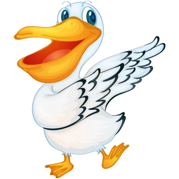 卡通手绘可爱鸭子图片