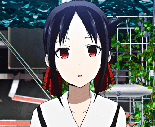 漫有gif#丨纯洁外协的辉夜大人!反差萌太爱了!_宫辉