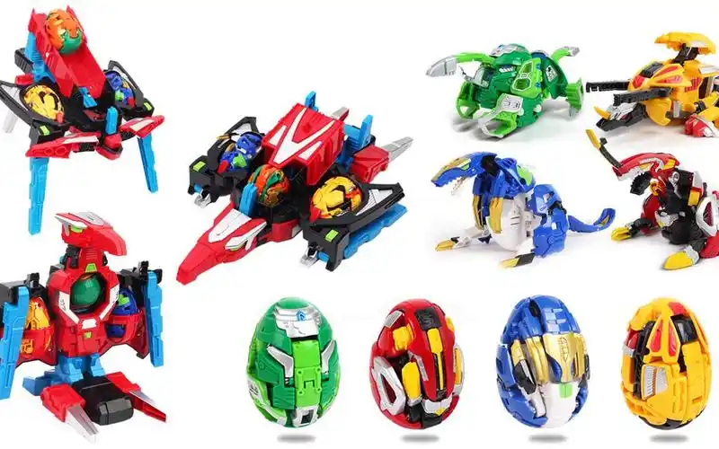 玩具开箱:咖宝蛋神泰拉轰基地套装,4种玩具变出6种形态!