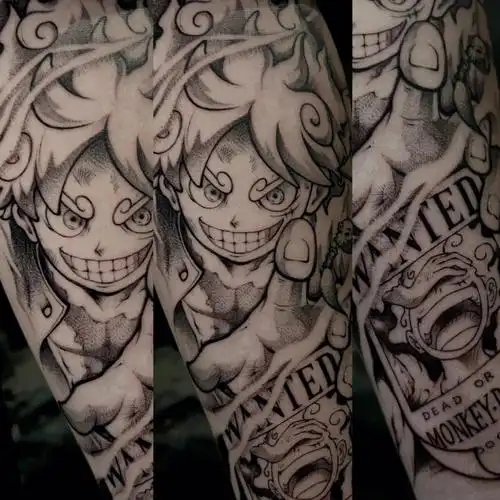 纹身  #tattoo  #海贼王  #onepiece  #海贼王纹身   #路飞纹身