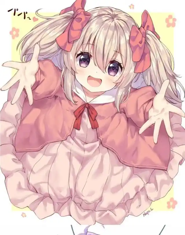 萌萌哒的动漫美少女,可爱的妆扮,温馨的笑容,总是让人眼前一亮