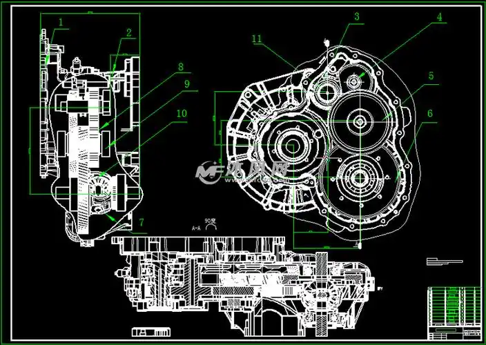 差速器减速器壳体
