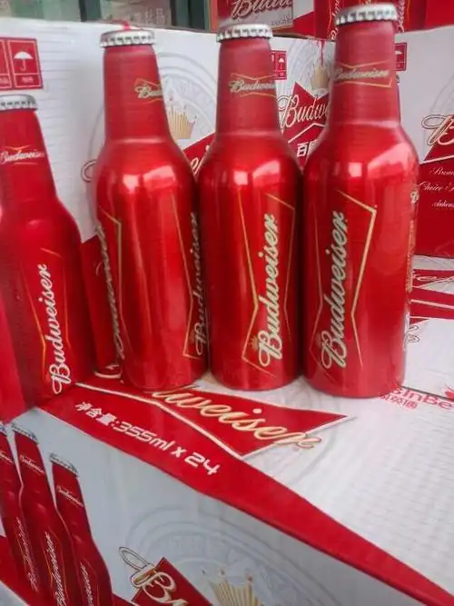 百威啤酒铝罐百威355ml24瓶国产红色铝瓶百威新货