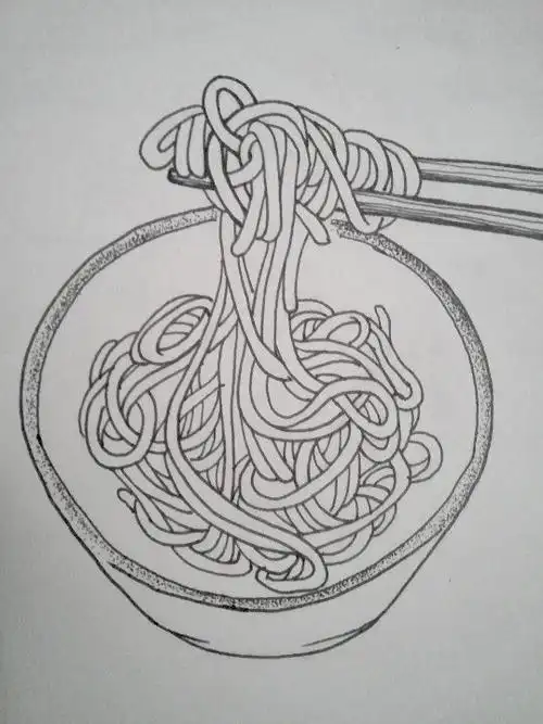 meow做的画吃止饿的心情你们这些瘦子会懂吗?