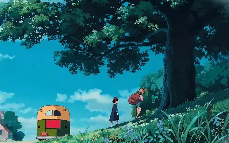 【动漫轻音乐bgm】好喜欢《魔女宅急便》这张封面,夏天的感觉就是舒服