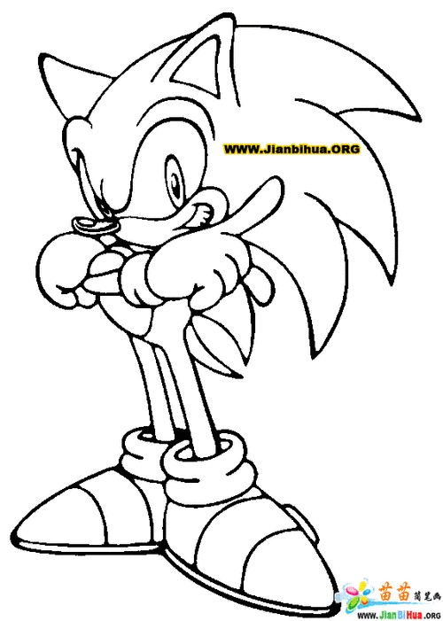 索尼克简笔画恐怖索尼克简笔画索尼克简笔画图片