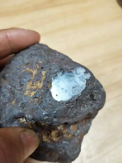 竹叶纹镍铁陨石 原石