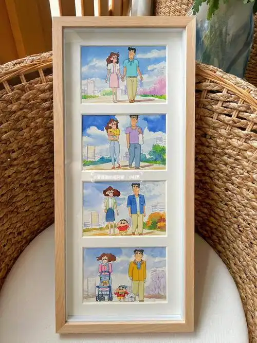 水彩蜡笔小新春夏秋冬2