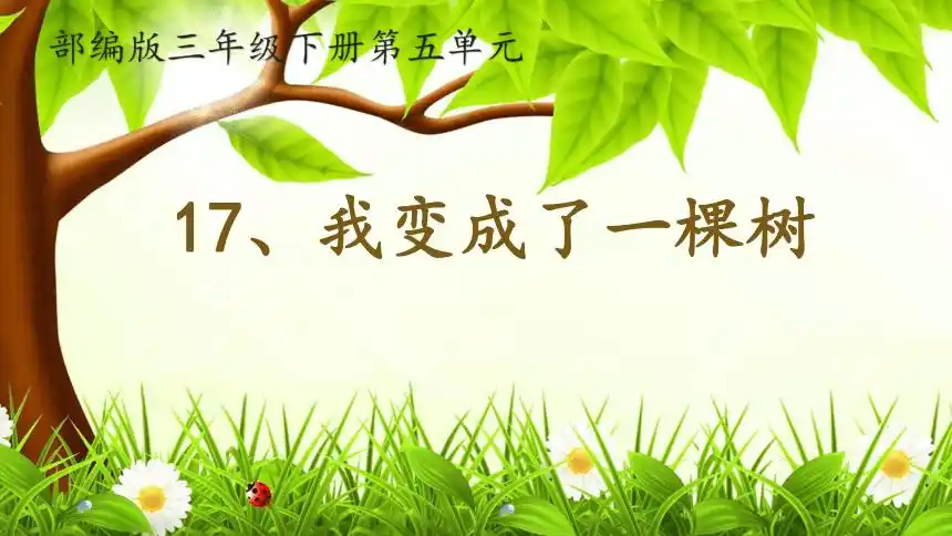 17我变成了一棵树课件共16张ppt