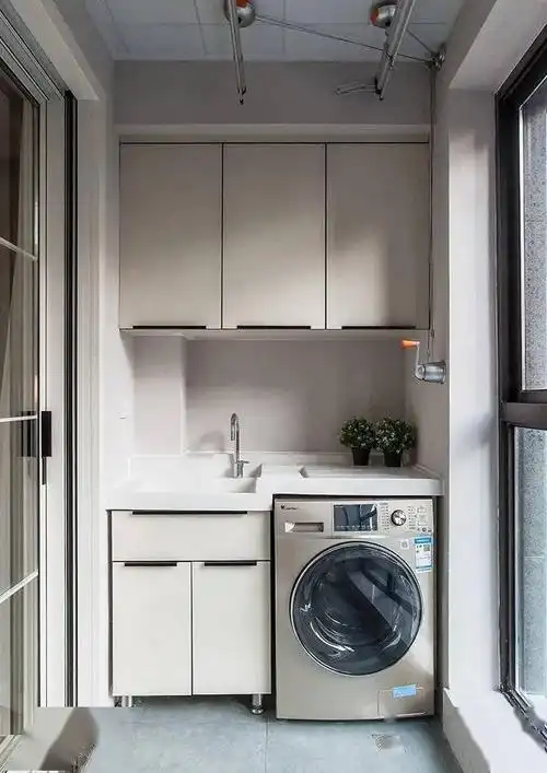 阳台柜这么设计提升美感用起来也超顺手