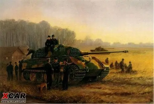 精美油画讲述二战中的坦克传奇