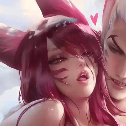 洛与霞情侣头像图片