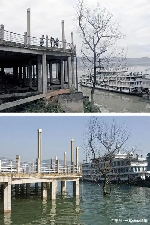 三峡蓄水前后景观变化
