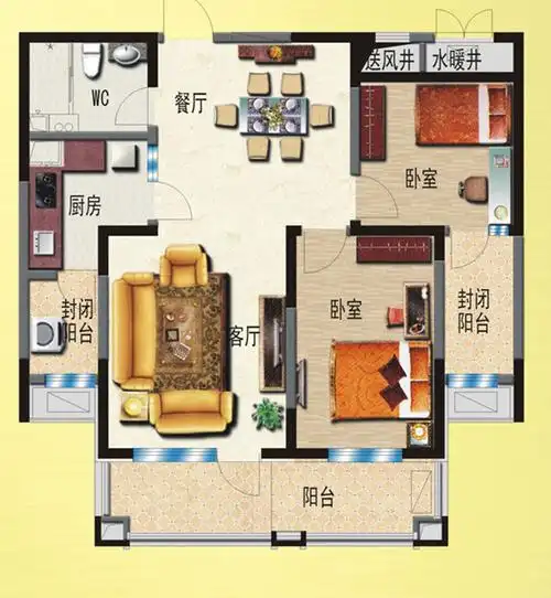 整个空间设计简洁而不简单,干净大器,时尚温馨,渲染出了主人的生活