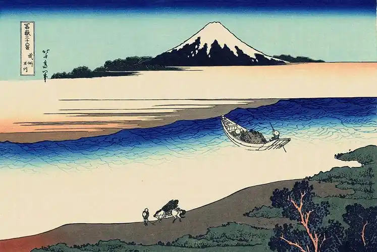 浮世绘 冨岳三十六景(23) - 日本画 日本浮世绘 - 中艺名画-专业名画