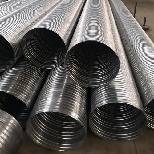 现货批发预埋金属波纹管 单壁桥梁镀锌管 大口径地脚螺栓用金属管