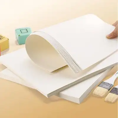 160克素描纸4k8k画画纸 水彩水粉纸儿童涂鸦铅大白纸绘画图画纸本学生