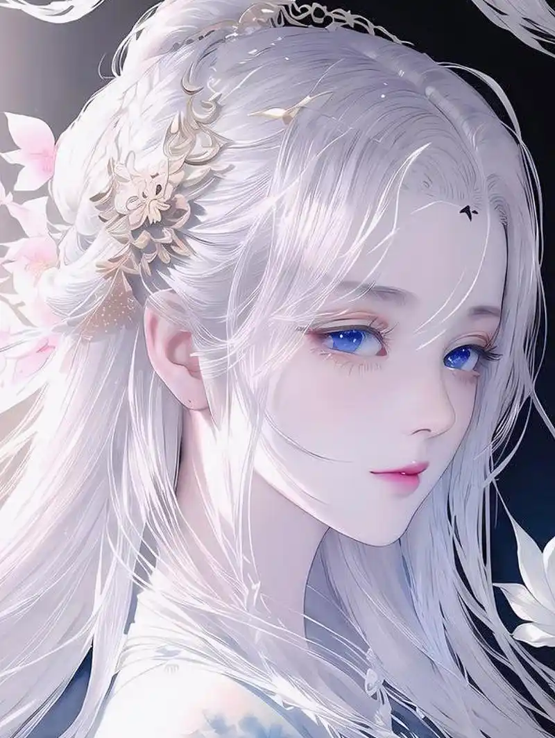 白发系古风头像