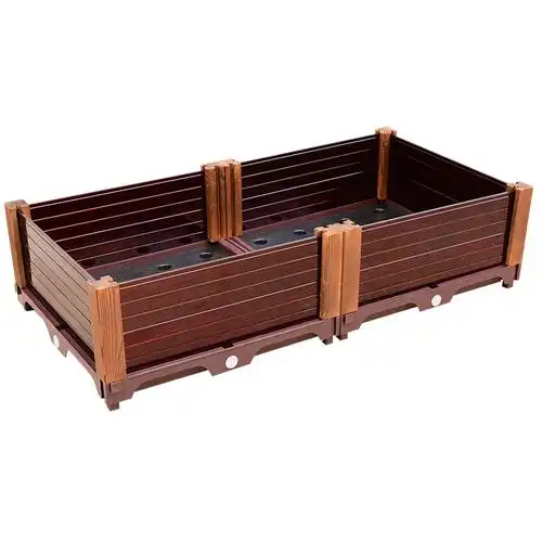 宽50铝合金蔬菜养花盆栽种菜箱户外庭院种菜神器金属长方形种植箱