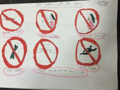 三(3)班 unit9英语小报优秀作品展