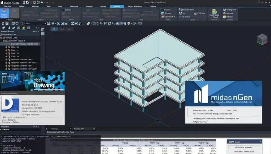 midas ngen & drawing 2019(建筑工程设计软件) v1.3破解版