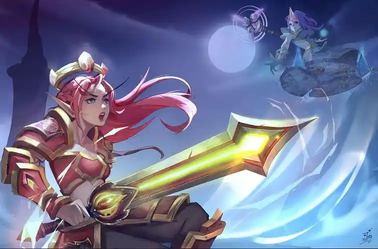 魔兽世界血精灵同人|插画|创作习作|森西西 - 原创作品 - 站酷 (zcool