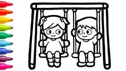 儿童简笔画大树图片跳绳简笔画操场怎么画简笔画简单学校操场场景简笔