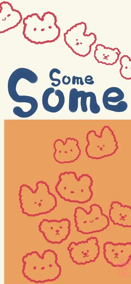 卡通可爱壁纸 背景图