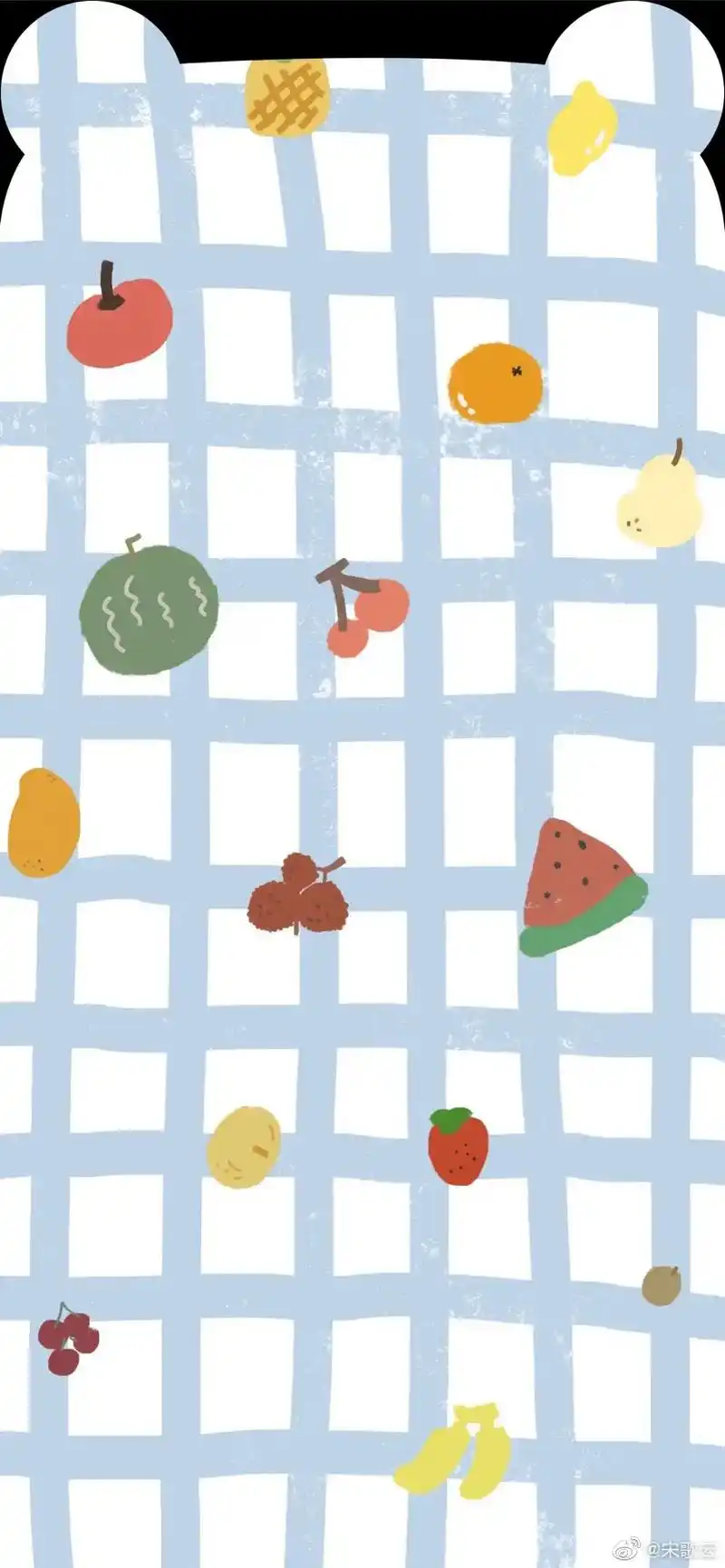 刘海屏壁纸  #苹果壁纸   分享  出处忘记啦,感谢博主 - 抖音