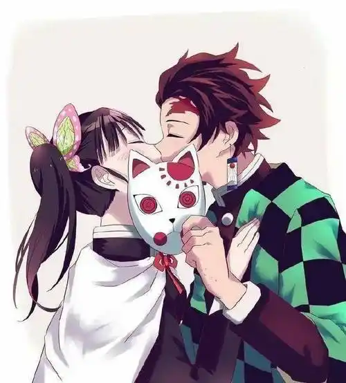 鬼灭之刃炭治郎香奈乎情人节秀恩爱