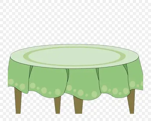 卡通桌子元素