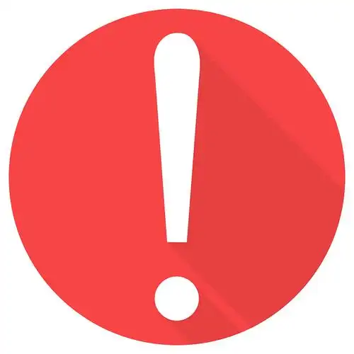 感叹号平面图标设计图片下载