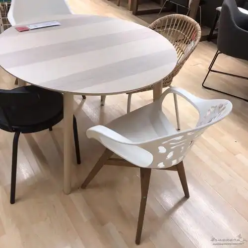 国内宜家代购安格格林椅子白色图案户外休闲椅沙发椅