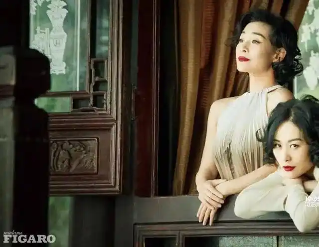 陈冲邬君梅携手登上madamefigaro四月刊封面大片曝光