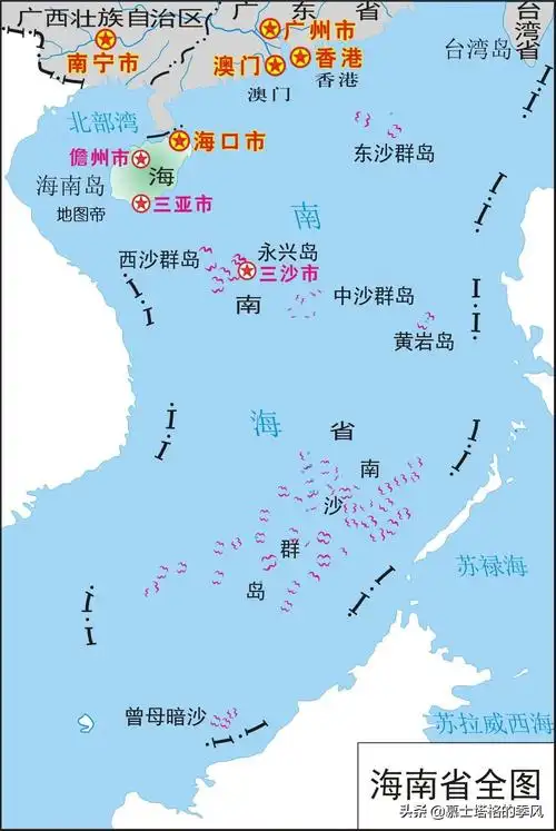 三沙市下辖西沙群岛,中沙群岛,南沙群岛三大岛屿及其海域,有260多个岛