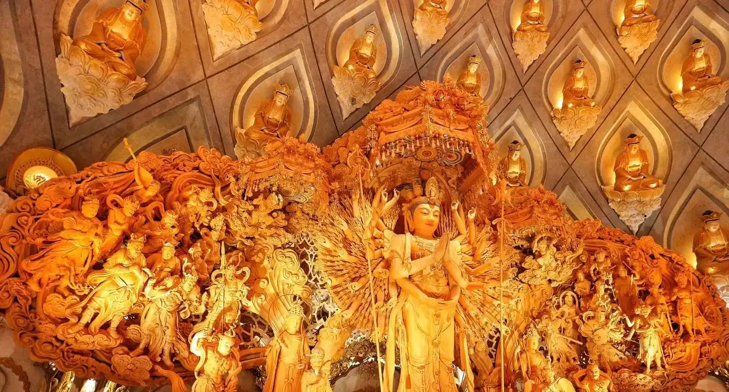 在与普陀山隔海相望的朱家尖,「观音法界」解锁佛教艺 - 抖音