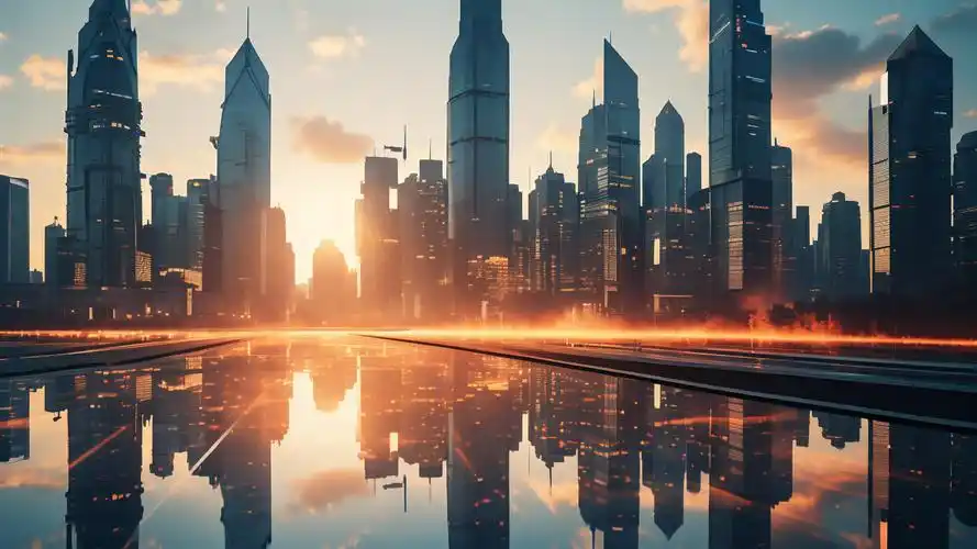 科技主题背景图,未来城市魅力展现🌆✨