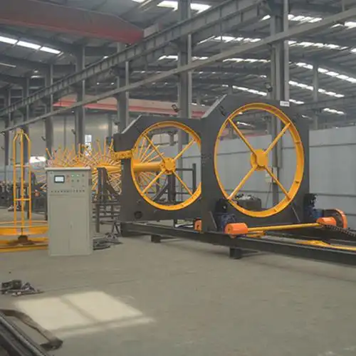 大型钢筋笼数控滚焊机设备自动数控钢筋笼滚焊机