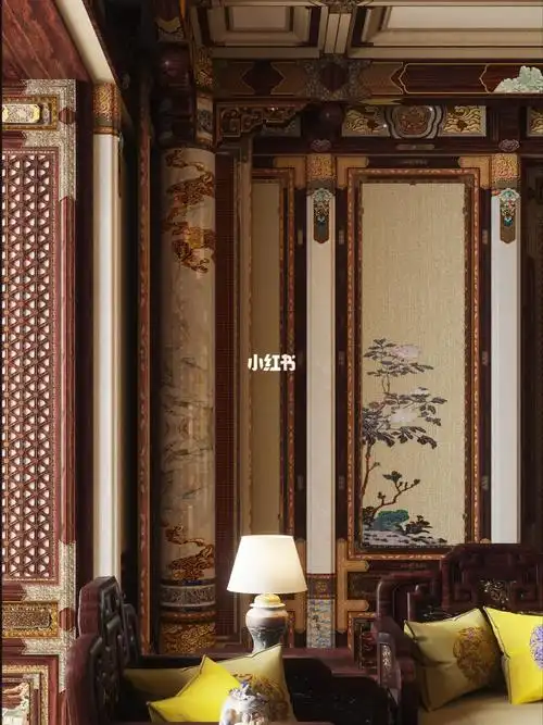 清朝美学中式宫廷风中式古典郎世宁风格