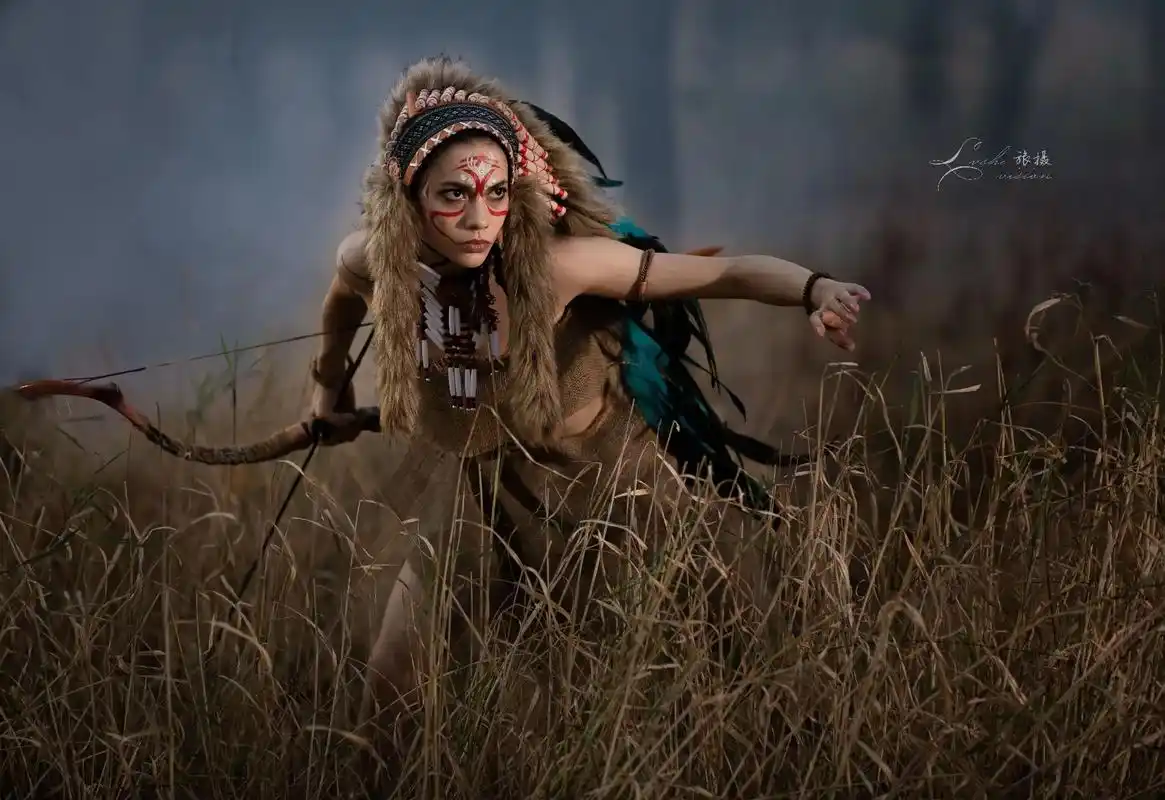 最后的莫西干人.#原创摄影 印第安部落风 - 抖音