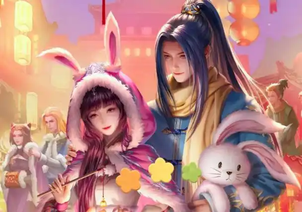 斗罗大陆新年贺图公开,七怪穿唐装同框,小舞新造型也太可爱了!