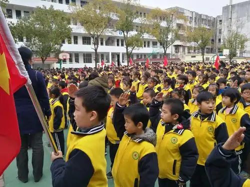 吉水县文峰小学举行"争做新时代好队员"新队员入队仪式