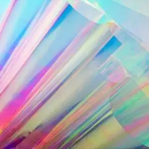 加厚幻彩膜炫彩玻璃贴膜七彩变色镭射纸透明渐变彩虹膜商场装饰膜