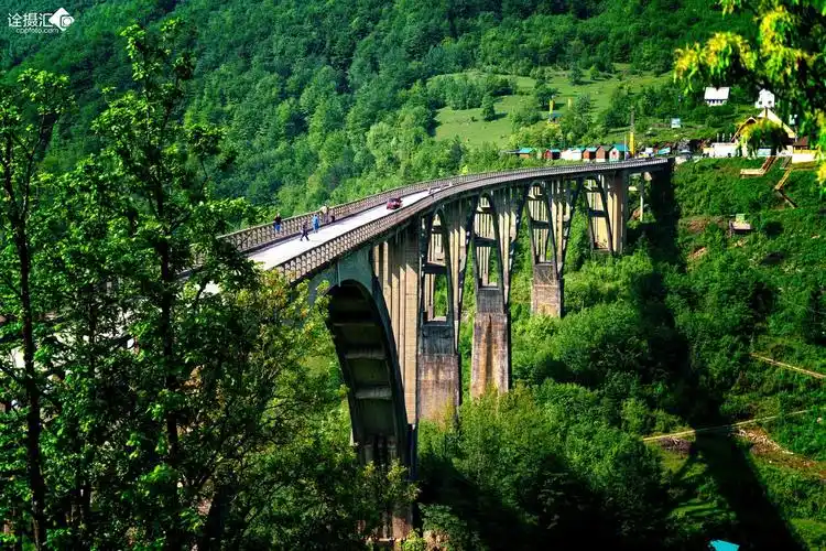 前南斯拉夫电影(桥)拍摄地,黑山塔拉河峡谷大桥