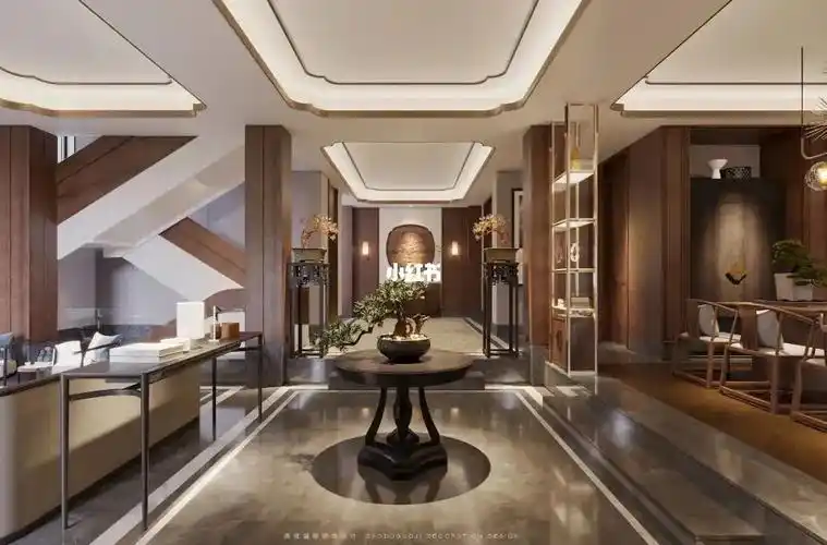 设计风格:新中式设计面积:900㎡项目类别:独栋设计简介:原木材质的