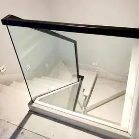 玻璃扶手栏杆现代简约护栏扶手家用楼梯围栏重庆包安装