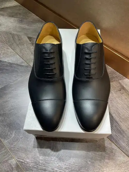 香奈儿 chanel 男款系带皮鞋 黑色牛皮 真皮大底 质感超级好