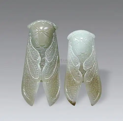 0459 玉蝉 (一对)