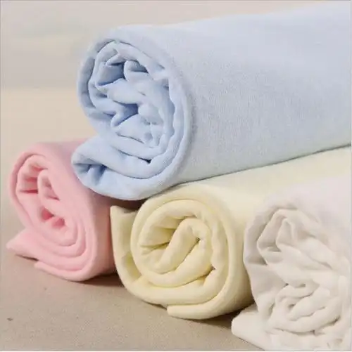 纯棉针织棉毛布全棉宝宝布料卡通婴儿秋衣内衣尿布床单双面针织布